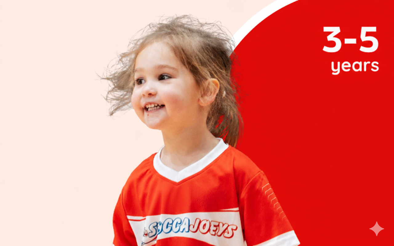 Child with soccer ball - 2.5-3 years